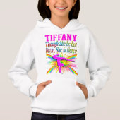 KLEINE MAAR FELLE GEPERSONALISEERDE GYMNAST HOODIE (Voorkant)
