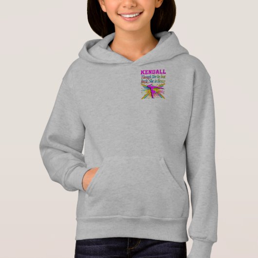 KLEINE MAAR FELLE GEPERSONALISEERDE HOODIE (Voorkant)