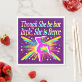 KLEINE MAAR FELLE GYMNASTIEK PAPIEREN SERVETTEN (Insitu)