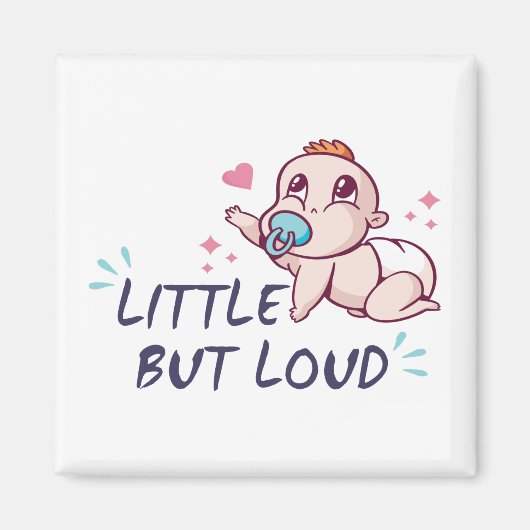 Kleine maar luide tanktop magneet (Voorkant)