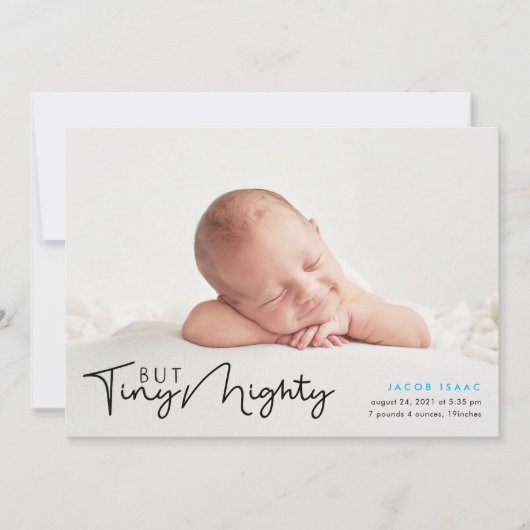 Kleine maar machtige | Aankondiging van Jongen Bir (Voorkant)