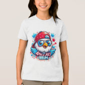 Kleine maar machtige nationale feestdag Tri-Blend shirt (Voorkant)