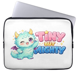 Kleine Maar Moedige Draak Laptop Sleeve