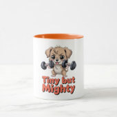 Kleine Maar Moedige Puppy Mok (Midden)