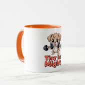 Kleine Maar Moedige Puppy Mok (Voorkant links)