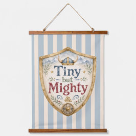 Kleine Maar Moedige Viking Babykamer Hangend Wandkleed