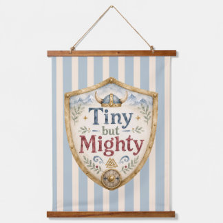 Kleine Maar Moedige Viking Babykamer Hangend Wandkleed
