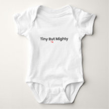 Kleine Maar Mooi Sterke Baby Onesie