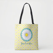 kleine madeliefjes - geel tote bag (Voorkant)