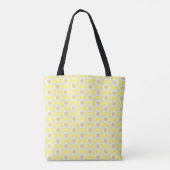  kleine madeliefjes - geel tote bag (Achterkant)