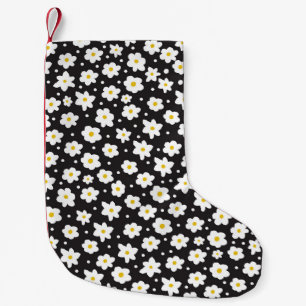 Kleine madeliefjes, , naadloze achtergrond. kerstsok