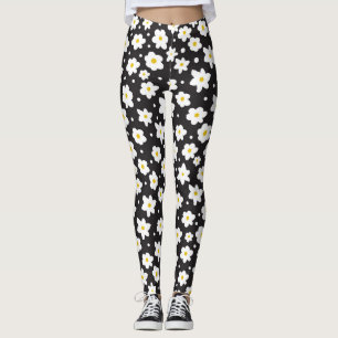 Kleine madeliefjes, , naadloze achtergrond. leggings