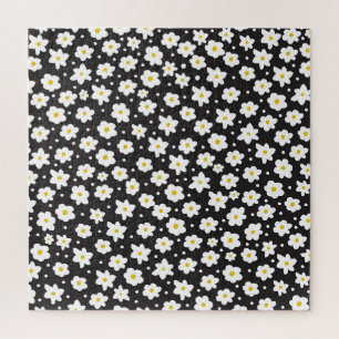 Kleine madeliefjes, , naadloze achtergrond. legpuzzel