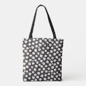 Kleine madeliefjes, , naadloze achtergrond. tote bag (Achterkant)