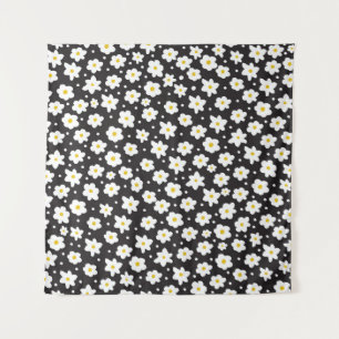 Kleine madeliefjes, , naadloze achtergrond. wandkleed