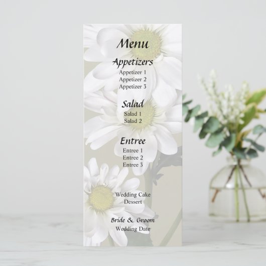 Kleine Madeliefjes Omhoog Kijkend Menu (Staand voorkant)