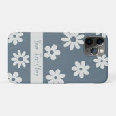 kleine madeliefjes op de blauwe iPhone Case-Mate iPhone Case (Achterkant (horizontaal))