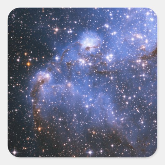 Kleine Magelhaense Wolk Vierkante Sticker (Voorkant)