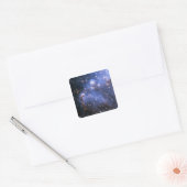 Kleine Magelhaense Wolk Vierkante Sticker (Envelop)