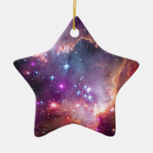 Kleine magellanic Cloud Galaxy Space Keramisch Ornament (Voorkant)