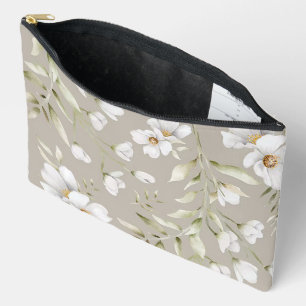 Kleine Magnolia Print Cosmetictas Etui