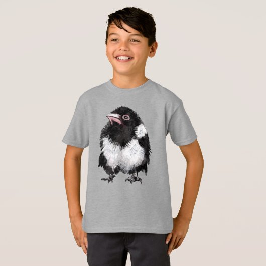 Kleine magpie T-Shirt (Voorkant volledig)
