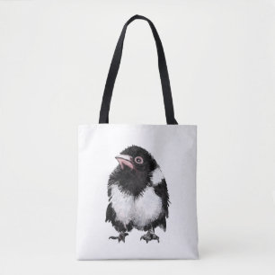 Kleine magpie tote bag