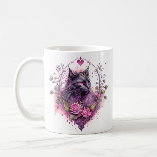 Kleine Majestic Kitty Kat Heks Koffiemok (Links)