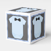 Kleine Man Baby Jongensdouche Bedankdoosjes (Voorkant Zijde)