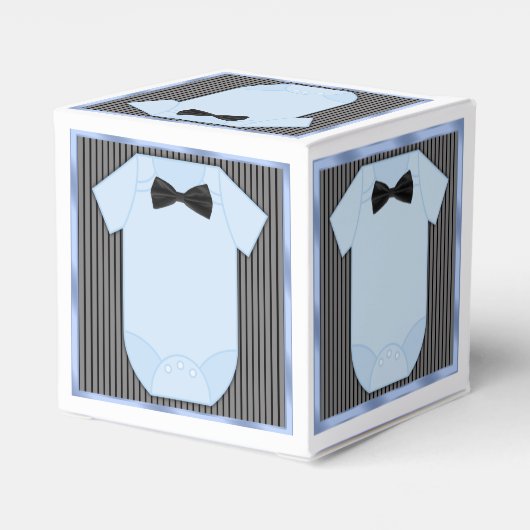 Kleine Man Baby Jongensdouche Bedankdoosjes (Achterkant)