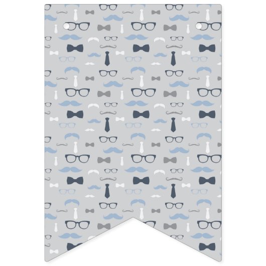 Kleine Man Baby shower Banner (Tweede vlag)