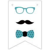 Kleine Man Baby shower Banner (Eerste vlag)