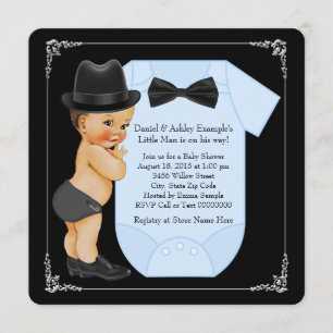 Kleine Man Baby Shower Kaart
