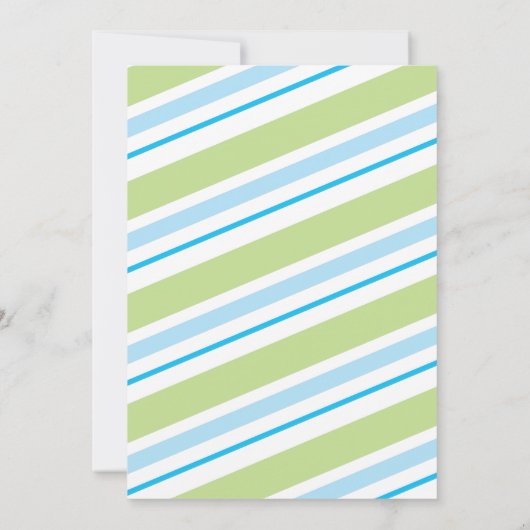 Kleine Man | Baby shower Kaart (Achterkant)