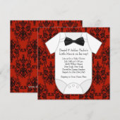 Kleine Man Baby Shower Kaart (Voorkant / Achterkant)