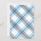 Kleine man baby shower Uitnodiging Boy Groene Mari (Achterkant)