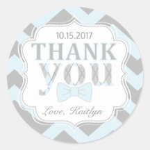 Kleine Man boog-stropdas chevron print dank u