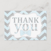 Kleine Man Bow-stropdas Chevron Print Dank je