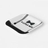 Kleine Man Bow Stropdas Theme Baby shower Papieren Bordje (Gebogen)