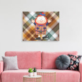 Kleine man canvas afdruk (Insitu (Woonkamer))