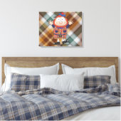 Kleine man canvas afdruk (Insitu (Slaapkamer))