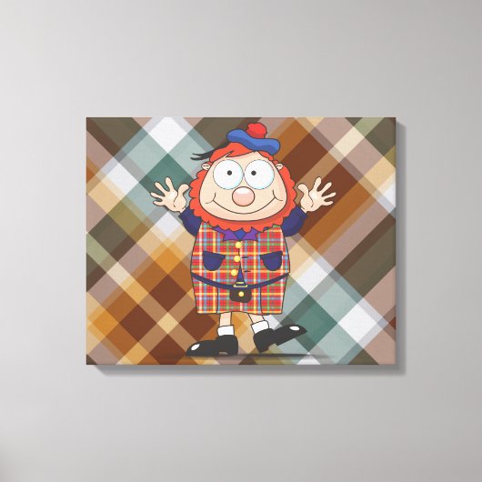 Kleine man canvas afdruk (Voorkant)