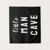 Kleine Man Cave Jongenskamer Slaapkamer Speelkamer Wandkleed (Voorkant)