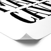 Kleine Man Cave Woodland Nursery Poster (Hoek)