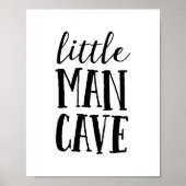 Kleine Man Cave Woodland Nursery Poster (Voorkant)