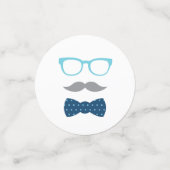 Kleine Man Confetti, Navy Blue, Baby Blue Confetti (Kleine voorkant)