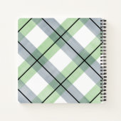 Kleine man groene navy baby douche notitieboek (Achterkant)