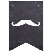 "KLEINE MAN IS 1" - EERSTE BIRTHDAAG - blauw Vlaggetjes (Eerste vlag)