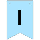 "KLEINE MAN IS 1" - EERSTE BIRTHDAAG - blauw Vlaggetjes (Derde vlag)