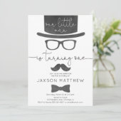 Kleine Man jongen 1e verjaardagsfeestje Kaart (Staand voorkant)